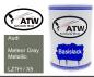 Preview: Audi, Meteor Gray Metallic, LZ7H / X5: 500ml Lackdose, von ATW Autoteile West.